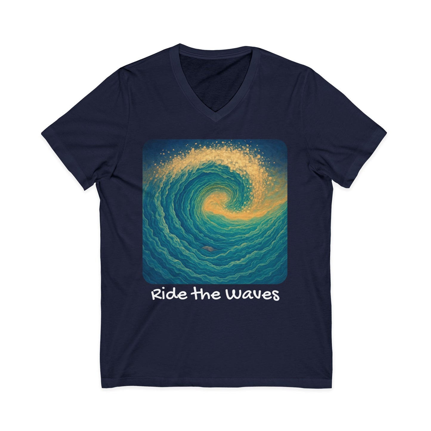 Ride the Waves V-Neck Tee