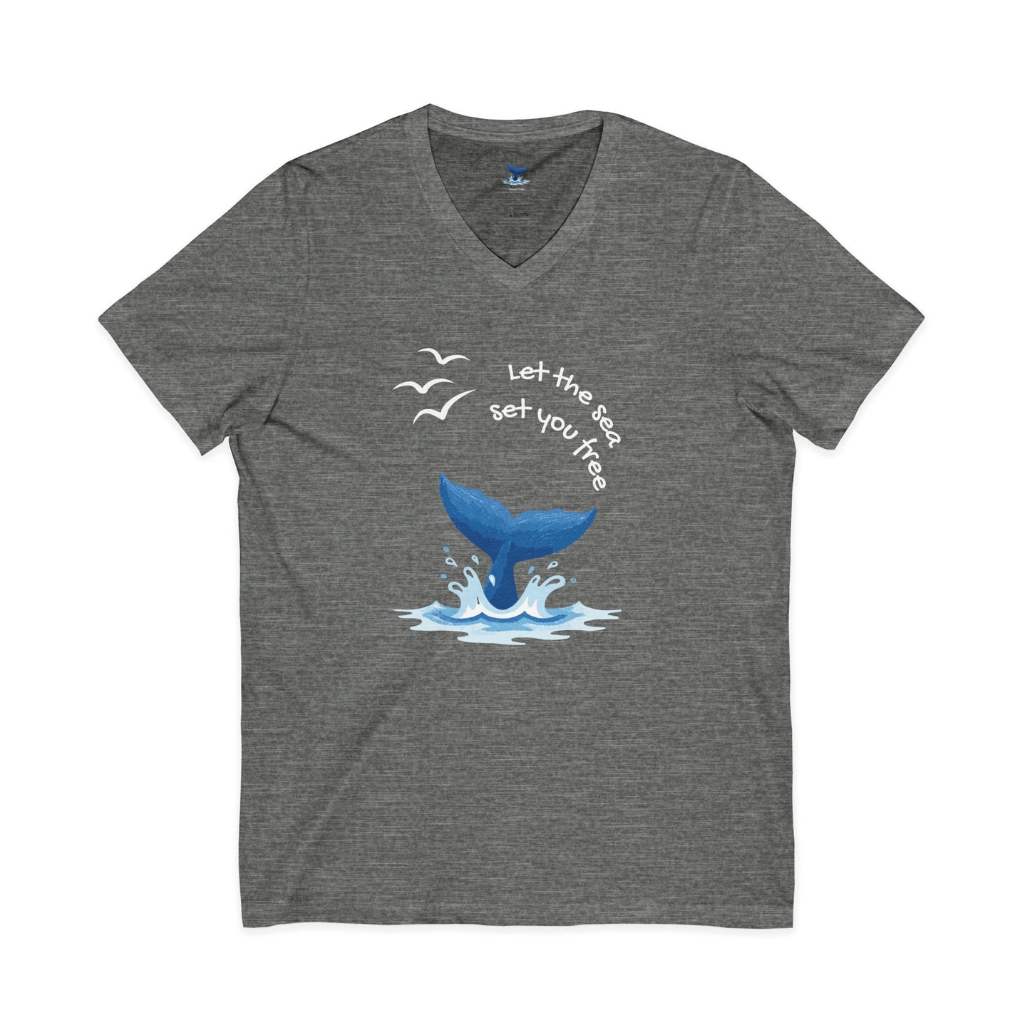 Let the Sea Set You Free - Unisex V-Neck