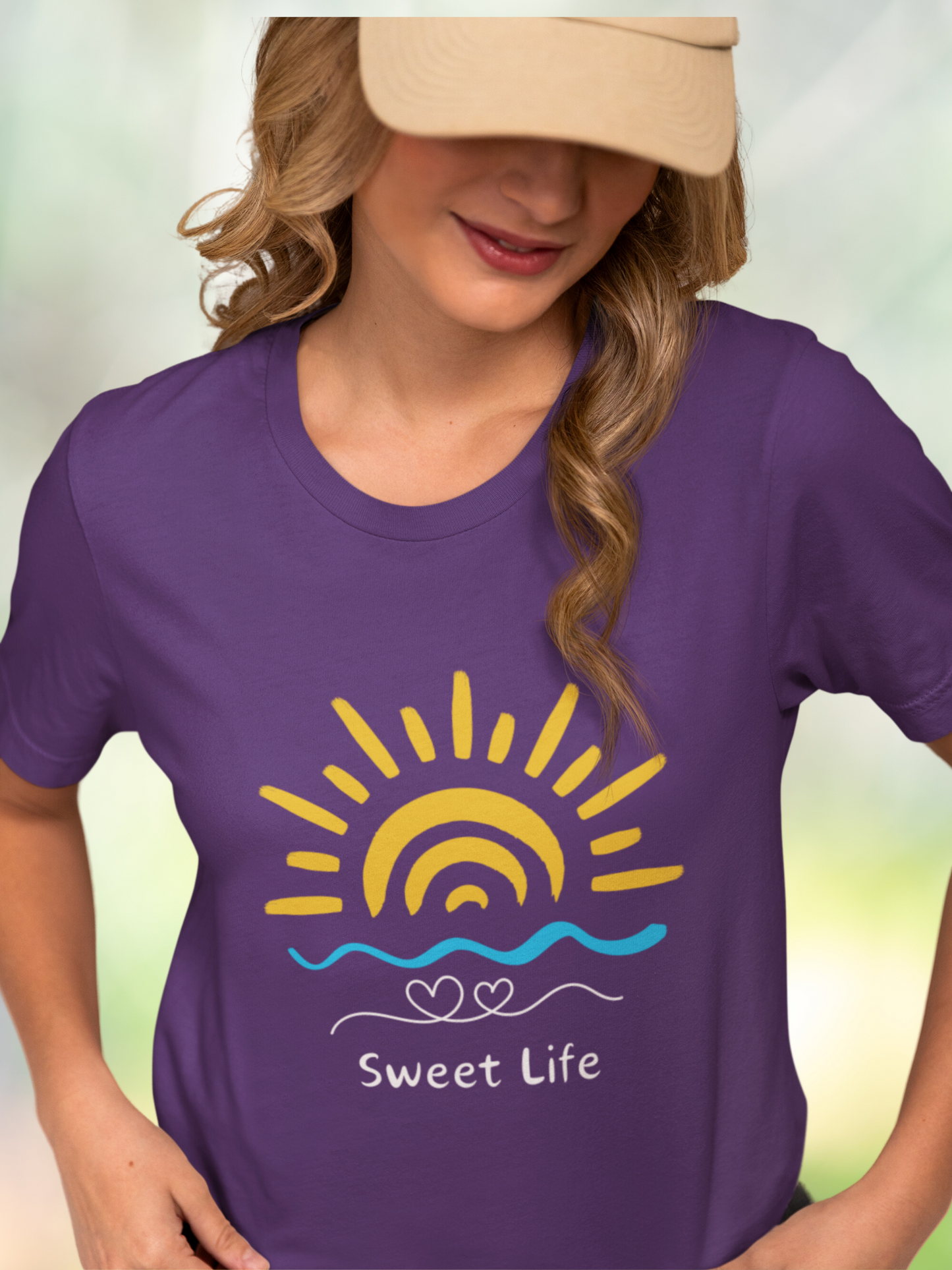 Sweet Life - Unisex Jersey Short Sleeve V-Neck Tee