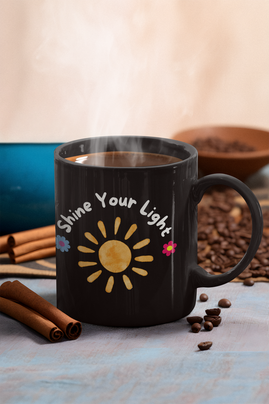 Shine your Light - Black Mug (11oz, 15oz)