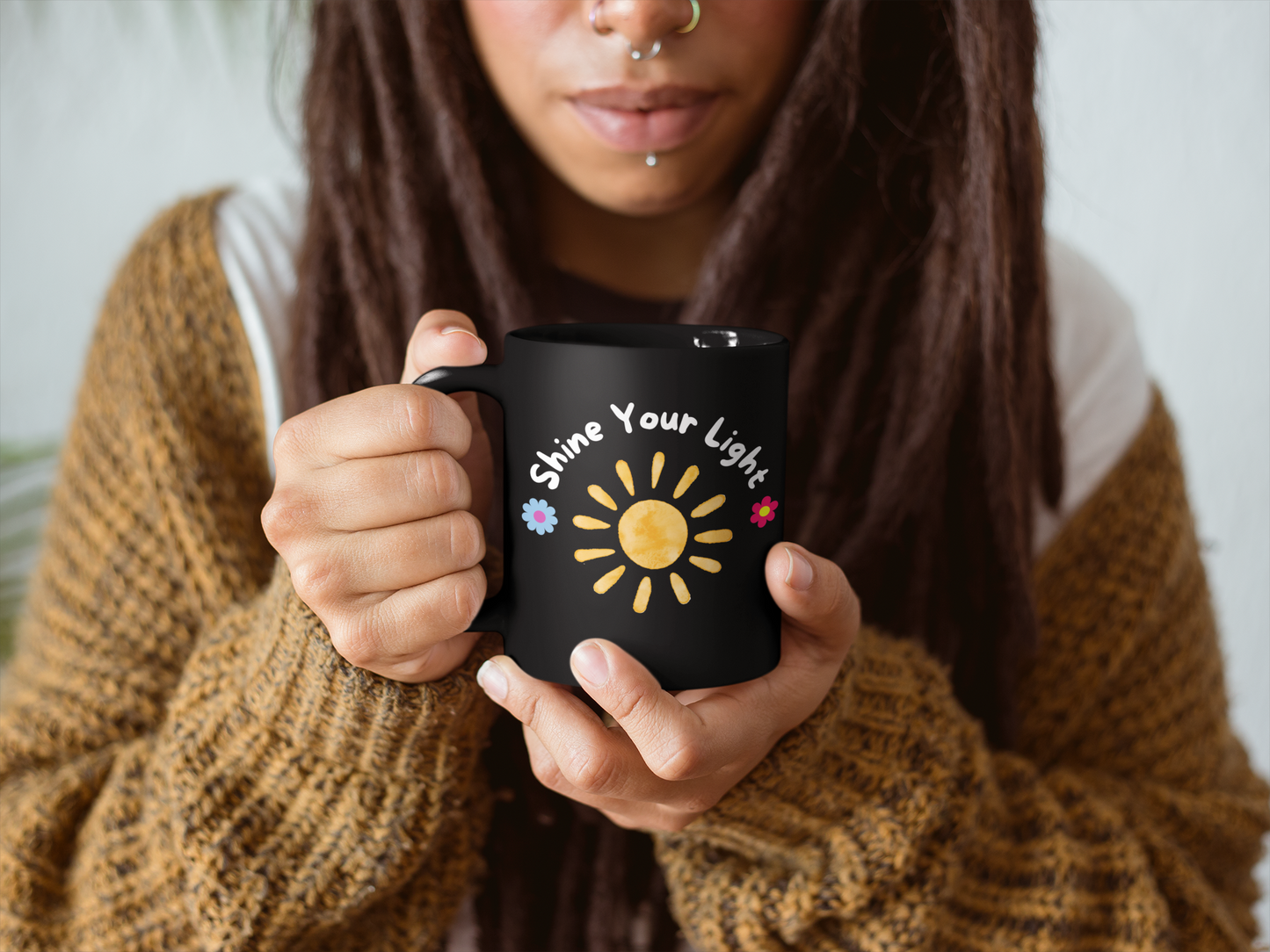 Shine your Light - Black Mug (11oz, 15oz)