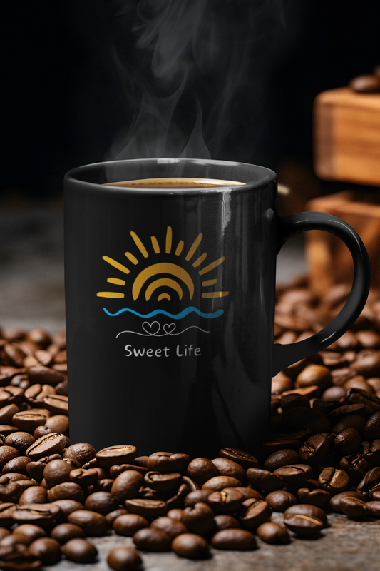 Sweet Life - Black Mug (11oz, 15oz)