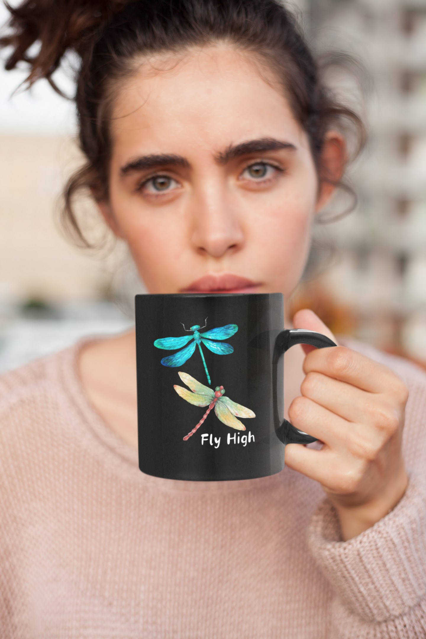 Fly High - Black Mug (11oz, 15oz)