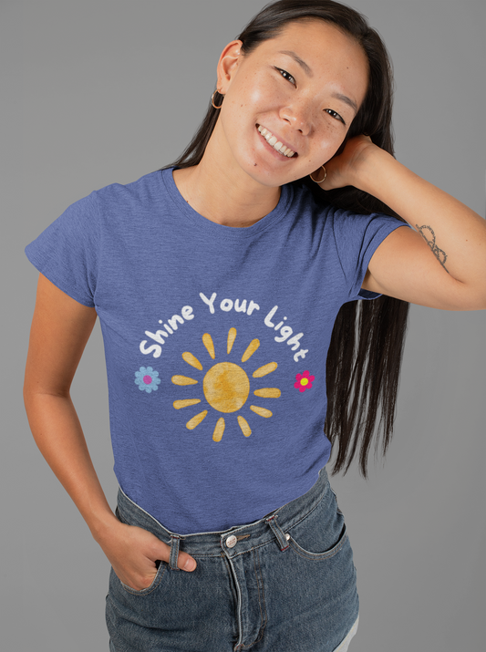 Shine Your Light - Unisex Jersey Short Sleeve Tee