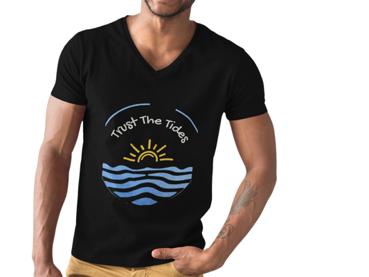 Trust the Tides - Unisex V-Neck Tee