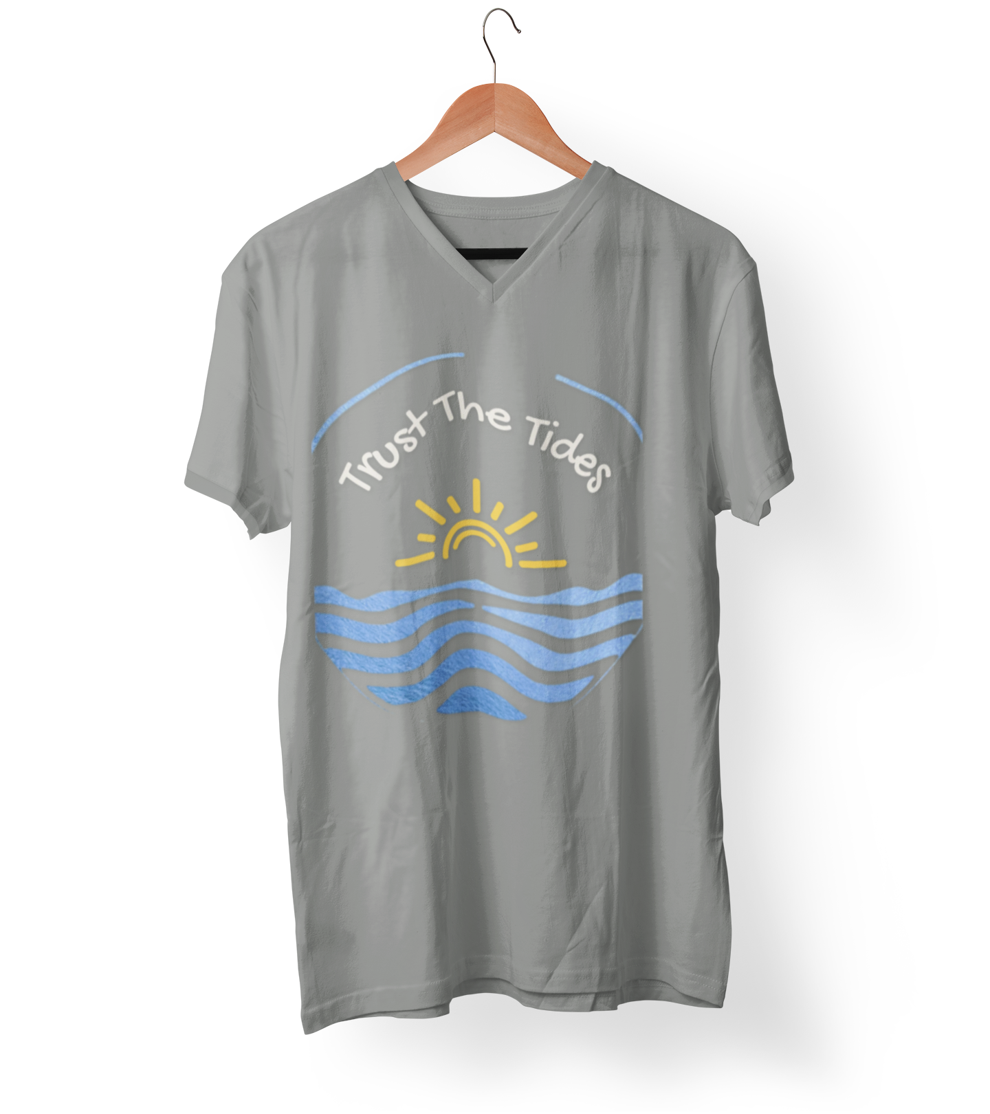 Trust the Tides - Unisex V-Neck Tee