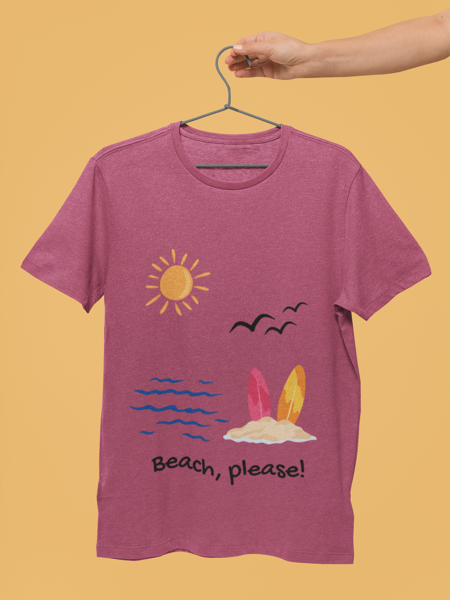 "Beach, Please" Tee — Women's Graphic Tee