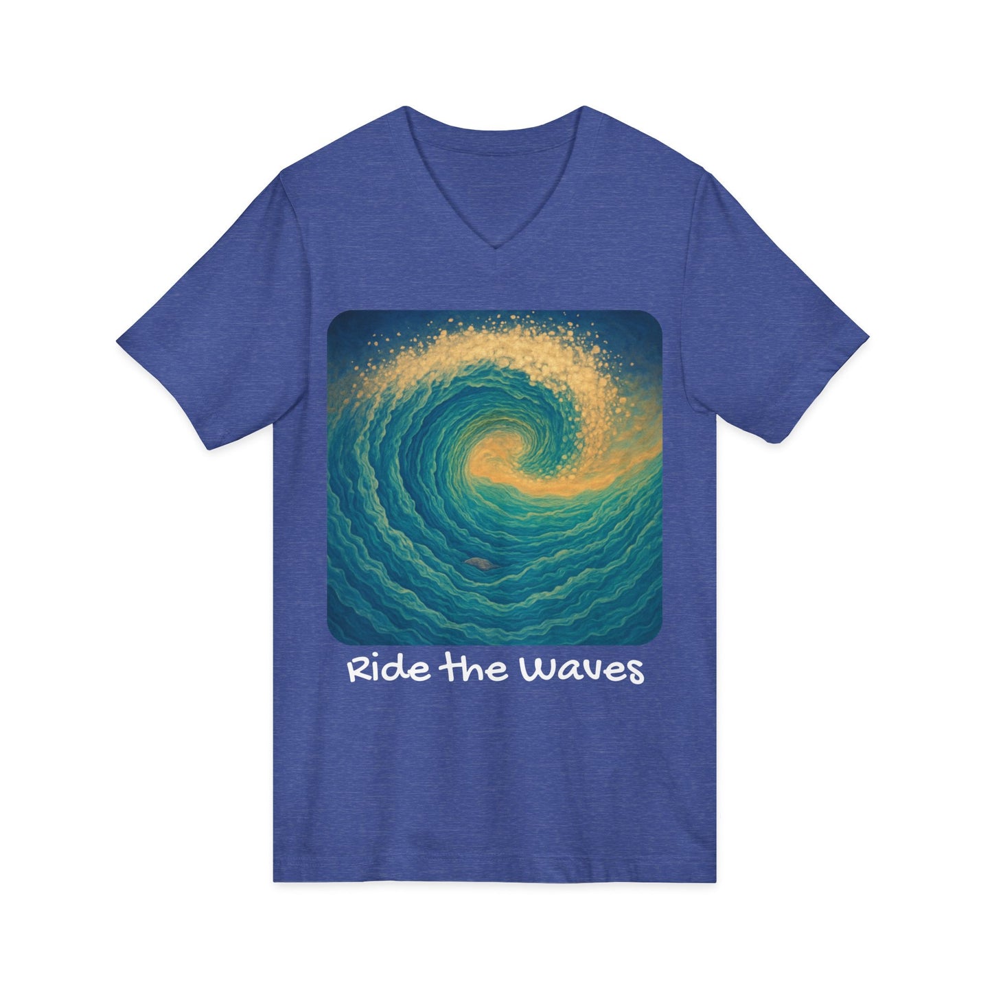 Ride the Waves V-Neck Tee